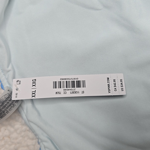 3349 NWT PINK by Frankies Bikinis Golden Hour Cheeky Bikini Bottom Sz XXL - Picture 5 of 7